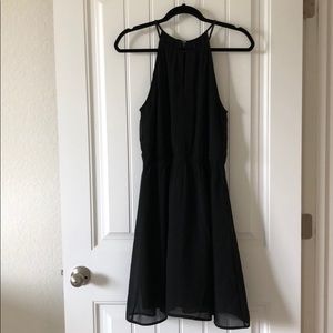 H&M Black Flowy Dress